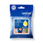 Brother LC-521Y Ink cartridge yellow, 500 pages ISO/IEC 19752 for Brother DCP-J 1260
