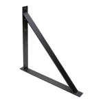 Tripp Lite SRLTRISUPPORT Triangular Wall Support Kit for 12 & 18 in. Cable Runway, Straight & 90-Degree - Hardware Included