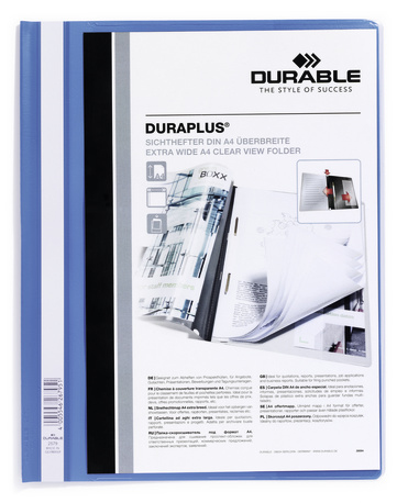 Image of Durable DURAPLUS report cover Blue, Transparent