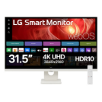 LG 32U721SA-W computer monitor 81.3 cm (32") 3840 x 2160 pixels 4K Ultra HD LED White