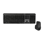 Acteck Creator Krea MK755 teclado Ratón incluido Universal RF inalámbrico + bluetooth QWERTY Español Negro, Gris