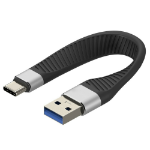 Techly ICOC-USBC-FL-U322 USB cable USB 3.2 Gen 2 (3.1 Gen 2) 0.12 m Black