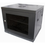 Eco NetCab 9U 550mm Deep 19" Wall Cabinet (W550xD550) - Black