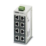 Phoenix Contact FL SWITCH SFN 8TX Unmanaged Fast Ethernet (10/100) Black, Gray
