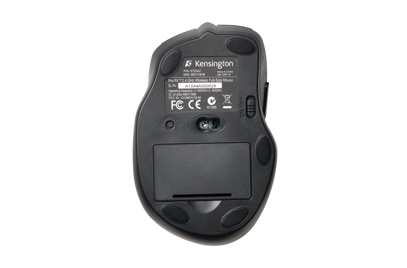 Kensington Pro Fit&trade; Wireless Full-Size Mouse
