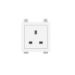 Vision TC3 PWRUK socket-outlet Type G (BS 1363) White