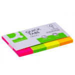 Q-CONNECT KF01226 self adhesive tab Assorted colours