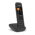 Gigaset C575 DECT-telefoon Nummerherkenning Zwart