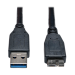 Tripp Lite U326-003-BK USB cable USB 3.2 Gen 1 (3.1 Gen 1) 35.8" (0.91 m) USB A Micro-USB B Black