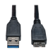 Tripp Lite U326-001-BK USB cable 11.8" (0.3 m) USB 3.2 Gen 1 (3.1 Gen 1) USB A Micro-USB B Black