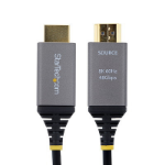 StarTech.com 50m (164ft) HDMI 2.1 Hybrid Active Optical Cable (AOC), CMP Plenum, 8K 60Hz, 48Gbps, Ultra High Speed HDMI 2.1/2.0 Cable