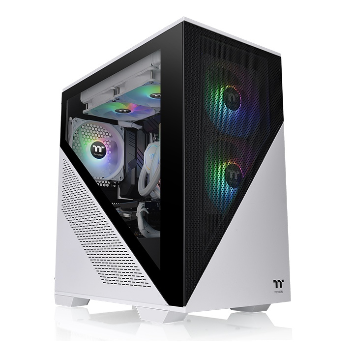 Image of Thermaltake Divider 170 TG Micro Tower Black, White