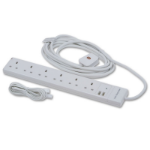 Lindy 30143 surge protector White 5 AC outlet(s) 5 m