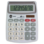 MARBIG CALCULATOR COMPACT DESKTOP 8 DIGIT SILVER