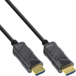 InLine HDMI AOC Cable, Ultra High Speed HDMI Cable, 8K4K, black, 70m