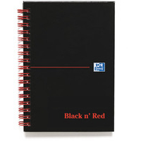 Image of Black n' Red BLACK N RED HB WIRE RULE NTBK A6 PK5