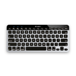 Logitech 920-004270 mobile device keyboard Black, White Bluetooth AZERTY French