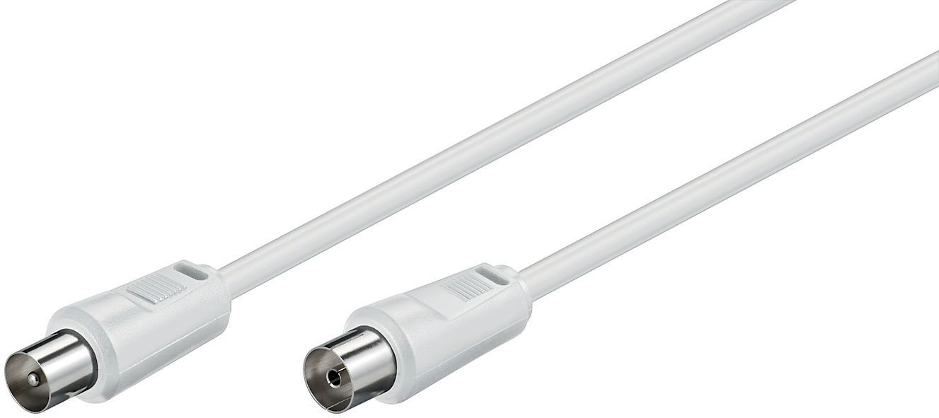 Photos - Cable (video, audio, USB) Microconnect COAX015W coaxial cable 1.5 m White 
