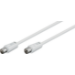 Microconnect COAX015W coaxial cable 1.5 m White