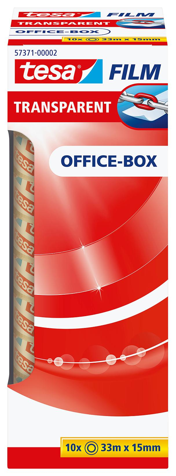 Image of TESA 57371-00002-06 stationery tape 33 m Transparent 10 pc(s)
