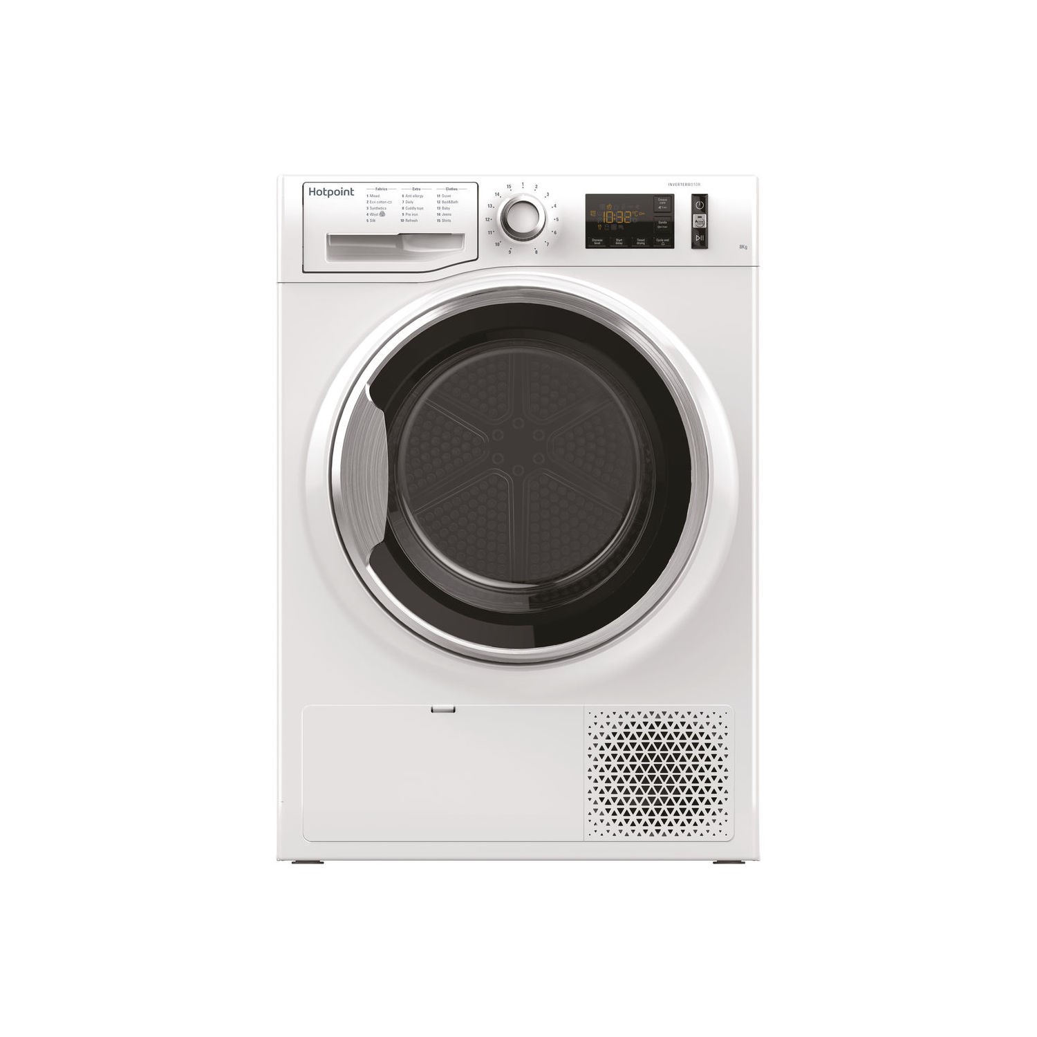 Hotpoint ActiveCare 8kg Heat Pump Tumble Dryer - White - Inverter motor, A++ Rated