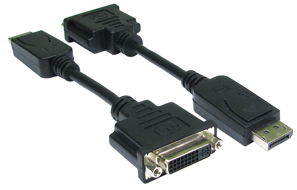 Cables Direct DisplayPort - DVI Black, 108 in distributor/wholesale ...