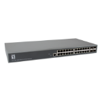 LevelOne TURING 28-Port L3 Lite Managed Gigabit Switch, 24 x 1G RJ45, 4 x 1G/10G SFP+ Uplinks