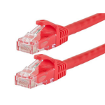 Monoprice FLEXboot networking cable Red 59.1" (1.5 m) Cat6 U/UTP (UTP)