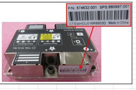 HPE 880997-001 rack accessory Cooling unit