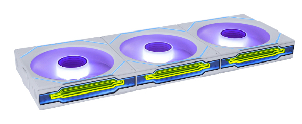 Lian Li Uni Fan SL-INF WIRELESS 120 Computer case, Processor All-in-one liquid cooler 12 cm White 1 pc(s)