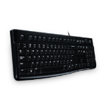 Logitech K120 Corded keyboard USB QWERTZ Slovakian Black 920-002498