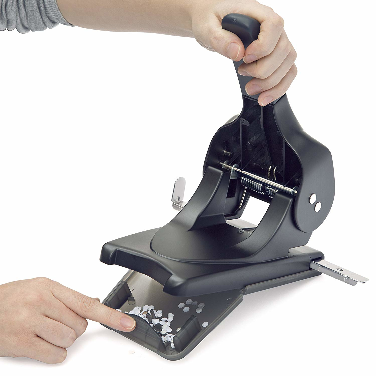 Rapesco ALU 65 Metal hole punch Black