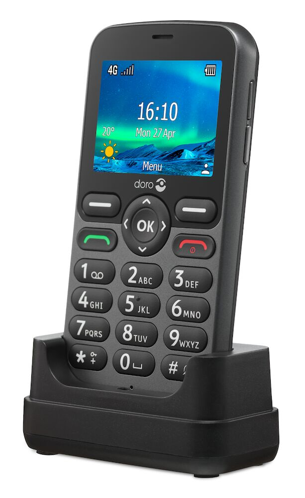 Image of Doro 5860 6.1 cm (2.4") 112 g Black Entry-level phone