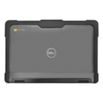 Techair TACHS007 Protective Hard Shell case for Dell 3100/3110 Clamshell & Touschscreen 2 in 1 Chromebook, 11.6 black/clear