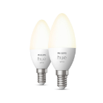 Philips Hue White Candle - E14 smart bulb - (2-pack)