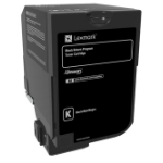 Lexmark 74C20K0 Toner-kit black return program, 3K pages ISO/IEC 19798 for Lexmark CS 720/725/CX 725