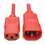 Tripp Lite P004-003-ARD power cable Red 35.4" (0.9 m) C13 coupler C14 coupler