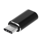 4XEM 4XUSBCM8PINFB cable gender changer USB Type-C Lightning Black