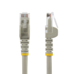 StarTech.com 50cm CAT6 Ethernet Cable - LSZH (Low Smoke Zero Halogen) - 10 Gigabit 250Mhz 100W PoE RJ45 10GbE UTP Network Patch Cord Snagless with Strain Relief - Grey, CAT 6, ETL Verified, 24AWG