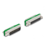 DeLOCK 66479 tussenstuk voor kabels D-Sub 25 pin Groen, Zilver