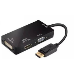 JLC 4K DisplayPort to VGA/HDMI/DVI Adapter