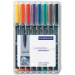 Staedtler 313 WP8 permanent marker Black, Blue, Brown, Green, Orange, Red, Violet, Yellow 1 pc(s)