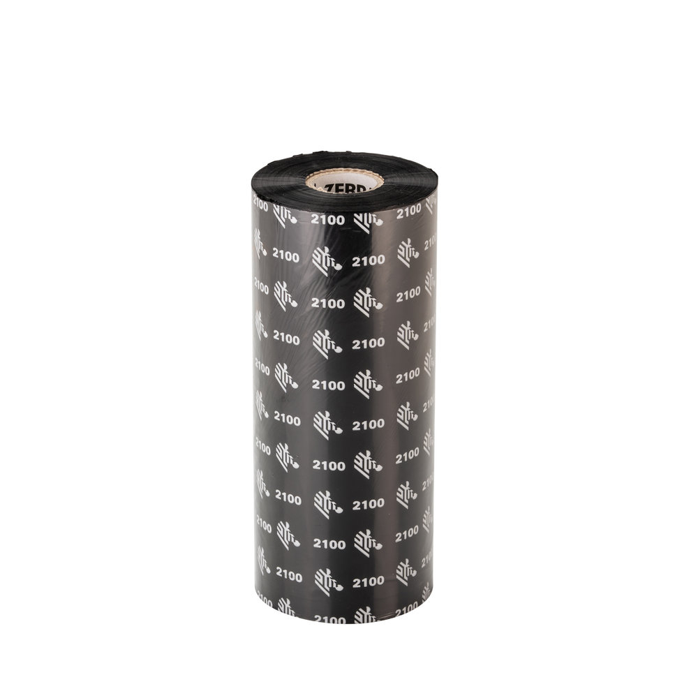 Zebra 2100 Wax thermal ribbon 600 m Black