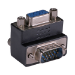 Cablenet SVGA HD15 Male - Female Right Angle Adaptor