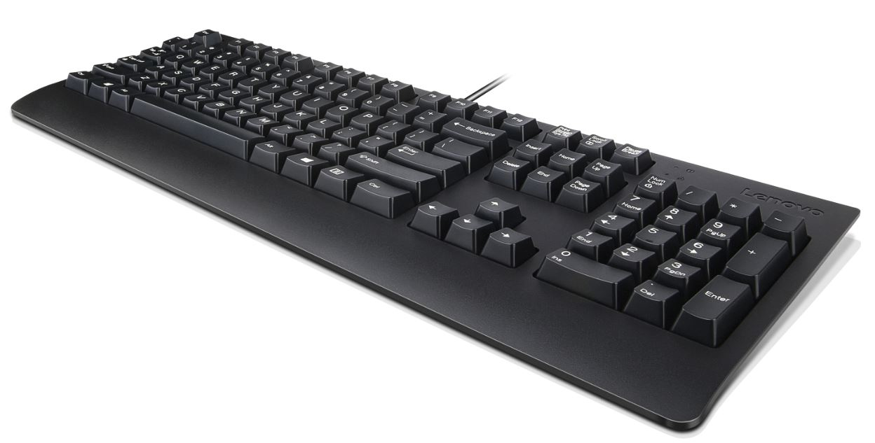 Image of Lenovo Preferred Pro II keyboard USB QWERTY Danish Black