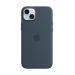 Apple iPhone 15 Plus Silicone Case with MagSafe - Storm Blue