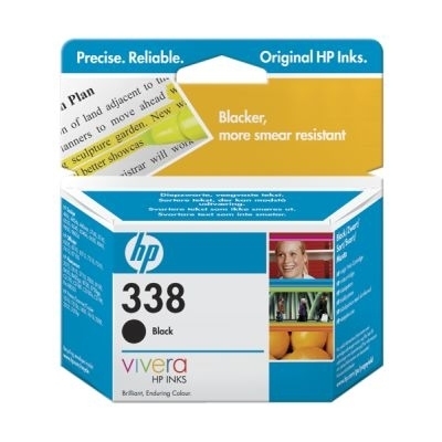HP 338 Black Inkjet Print Cartridge with Vivera Ink ink cartridge Orig