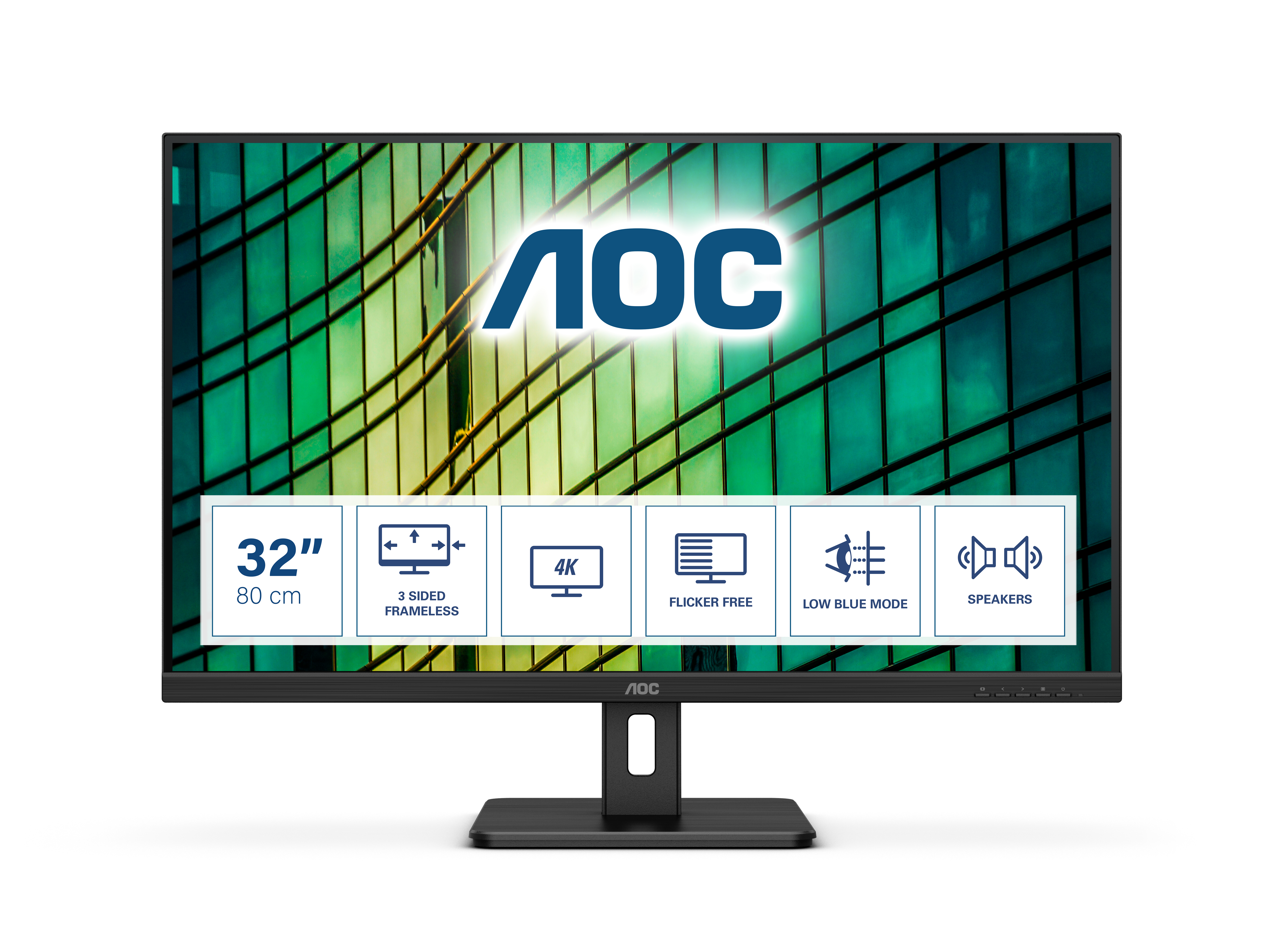Image of AOC E2 U32E2N LED display 80 cm (31.5") 3840 x 2160 pixels 4K...
