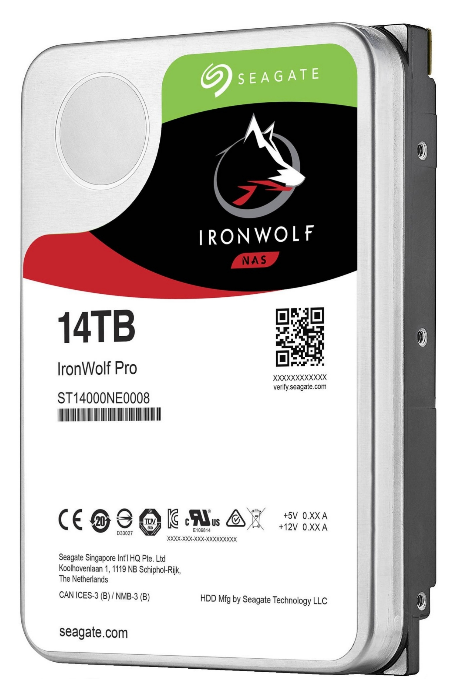 Image of Seagate IronWolf Pro 3.5" 14 TB Serial ATA III