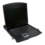 LogiLink LC702GE rack console 43.2 cm (17") 1280 x 1024 pixels Metal Black 1U